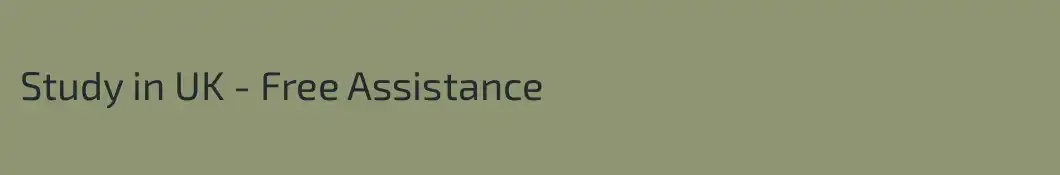 Study in UK - Free Assistance